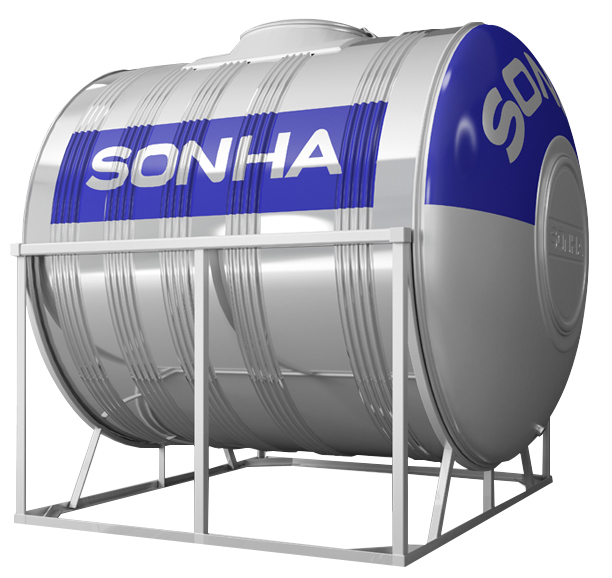 Bồn Nước inox Sơn Hà 3000L Ngang (Ф 1380)