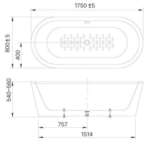 Bồn tắm Inax BF-1760V