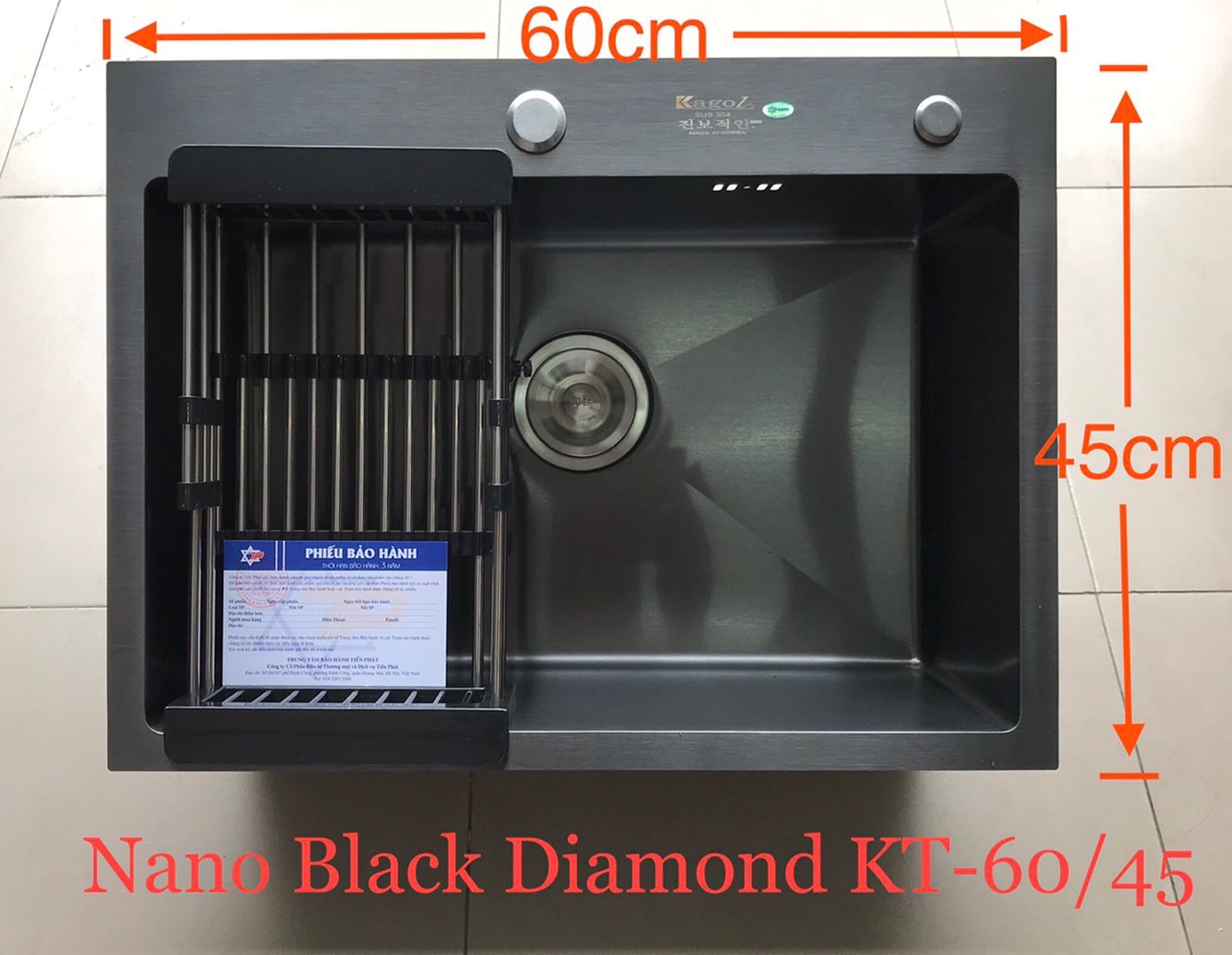 Chậu Rửa Bát Kagol Nano 6045