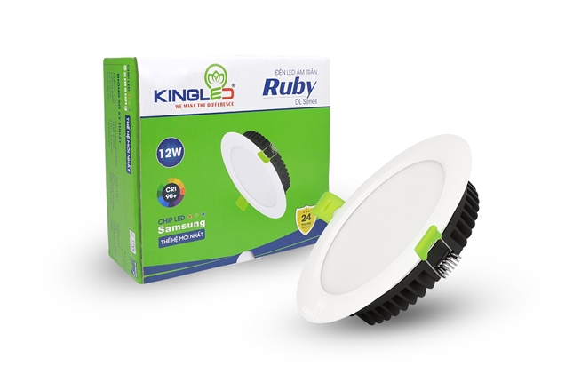 ĐÈN ÂM TRẦN KINGLED RUBY DL-6SS-T100-T