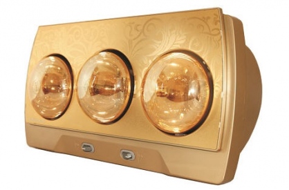 Đèn sưởi Heizen 3 bóng vàng HE3B