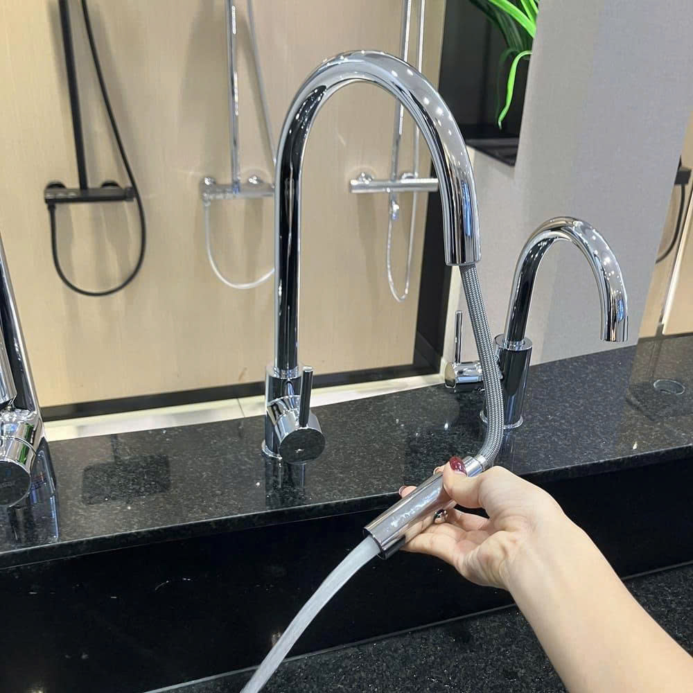 Vòi Rửa Bát Dây Rút Lạnh Caesar K079C