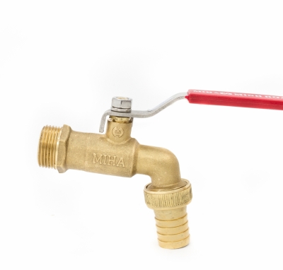 Vòi vườn đồng tay INOX MIHA DN 15