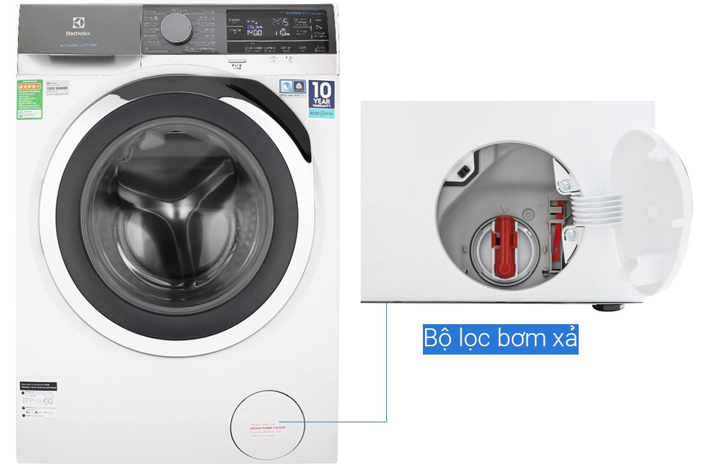 Máy giặt Electrolux 11kg inverter EWF1142BEWA lồng ngang