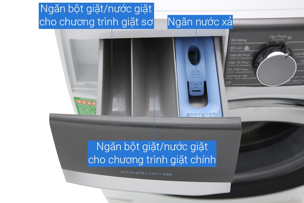 Máy giặt Electrolux 10 kg EWF1023BEWA lồng ngang