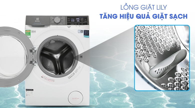 Máy giặt Electrolux 10 kg EWF1023BEWA lồng ngang