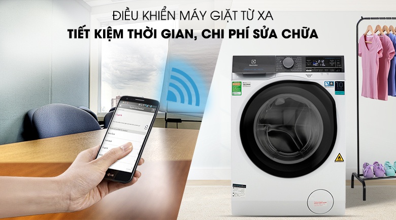 Máy Giặt Sấy Electrolux 11/7 kg Inverter EWW1141AEWA lồng ngang