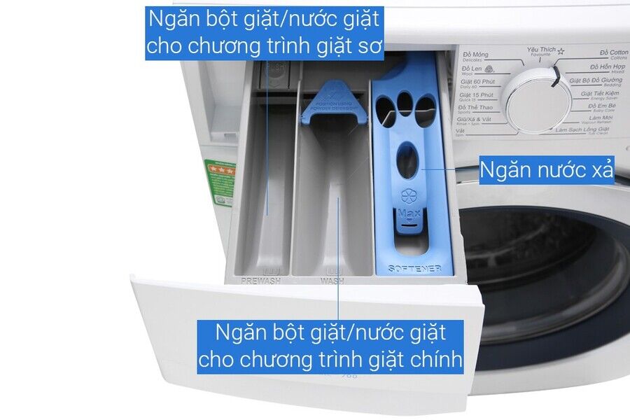 Máy giặt Electrolux 10kg EWF1023BESA lồng ngang