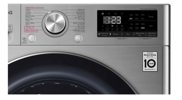 MÁY GIẶT SẤY 9KG LG INVERTER FV1409G4V