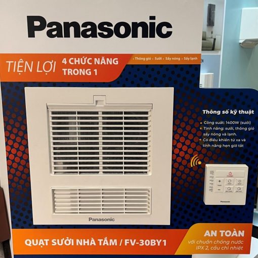 Quạt Thông Gió, Sưởi Ấm Panasonic FV-30BY1 có remote