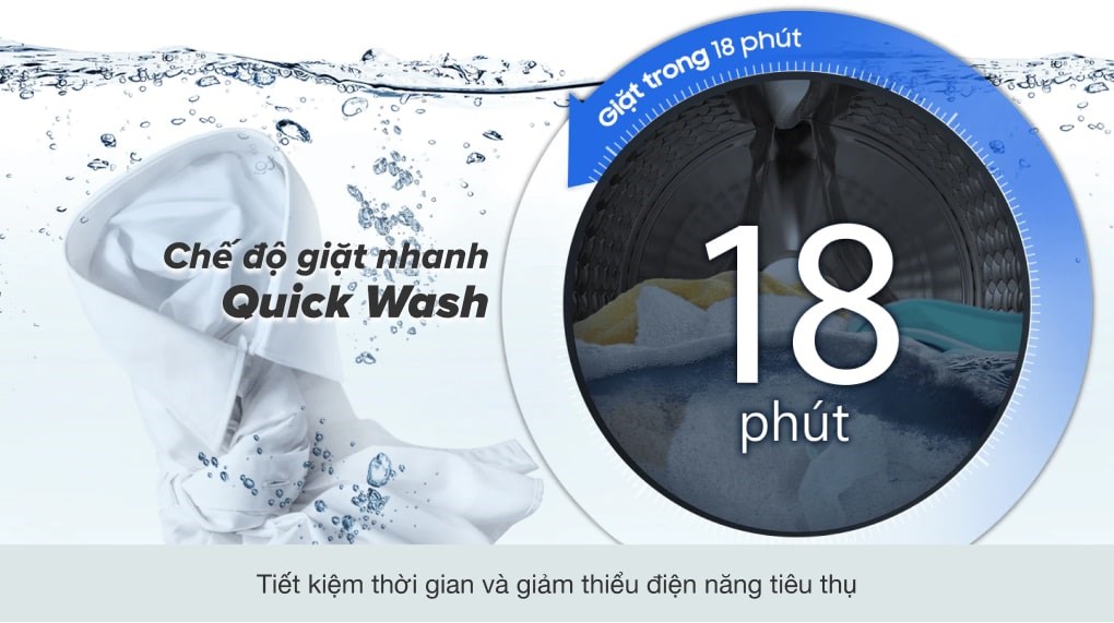 Máy Giặt Samsung Inverter 9 kg WW90T3040WW/SV