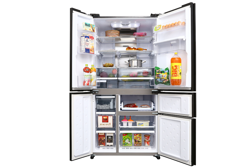 TỦ LẠNH SBS SHARP SJ-F5X75VGW-BK 758 LÍT, 5 CỬA ,J-TECH INVERTER