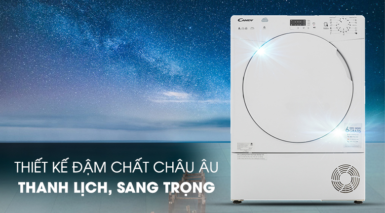 Máy sấy Ngưng Tụ Candy 8 kg CS C8LF-S