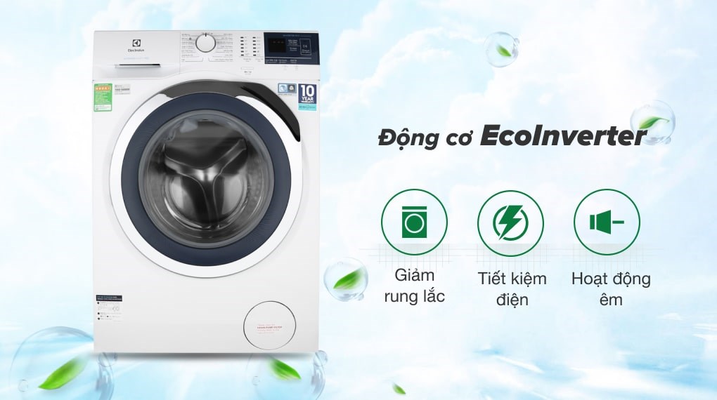 Máy giặt Electrolux 9kg inverter EWF9024BDWA lồng ngang