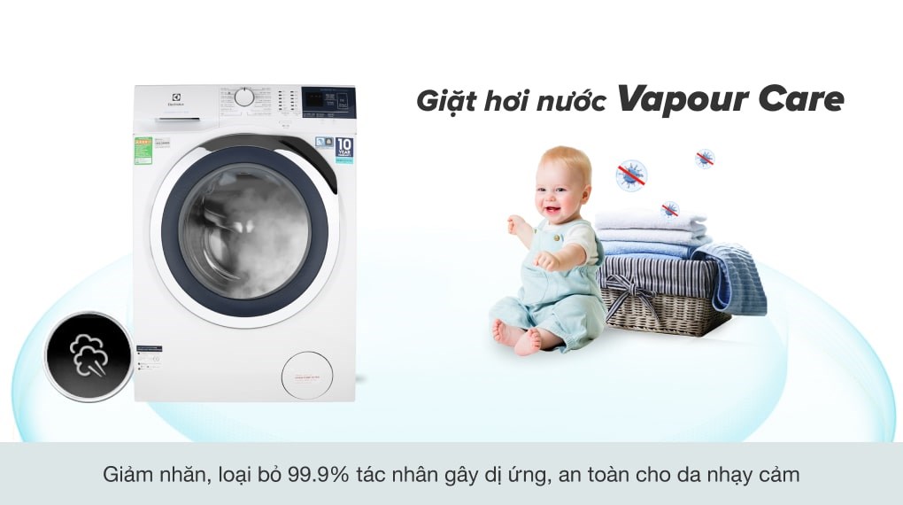 Máy giặt Electrolux 9kg inverter EWF9024BDWA lồng ngang