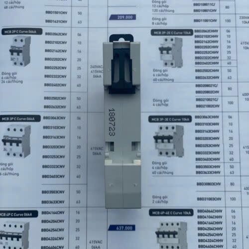 Aptomat MCB 1P 10A 16A 20A 6kA Panasonic