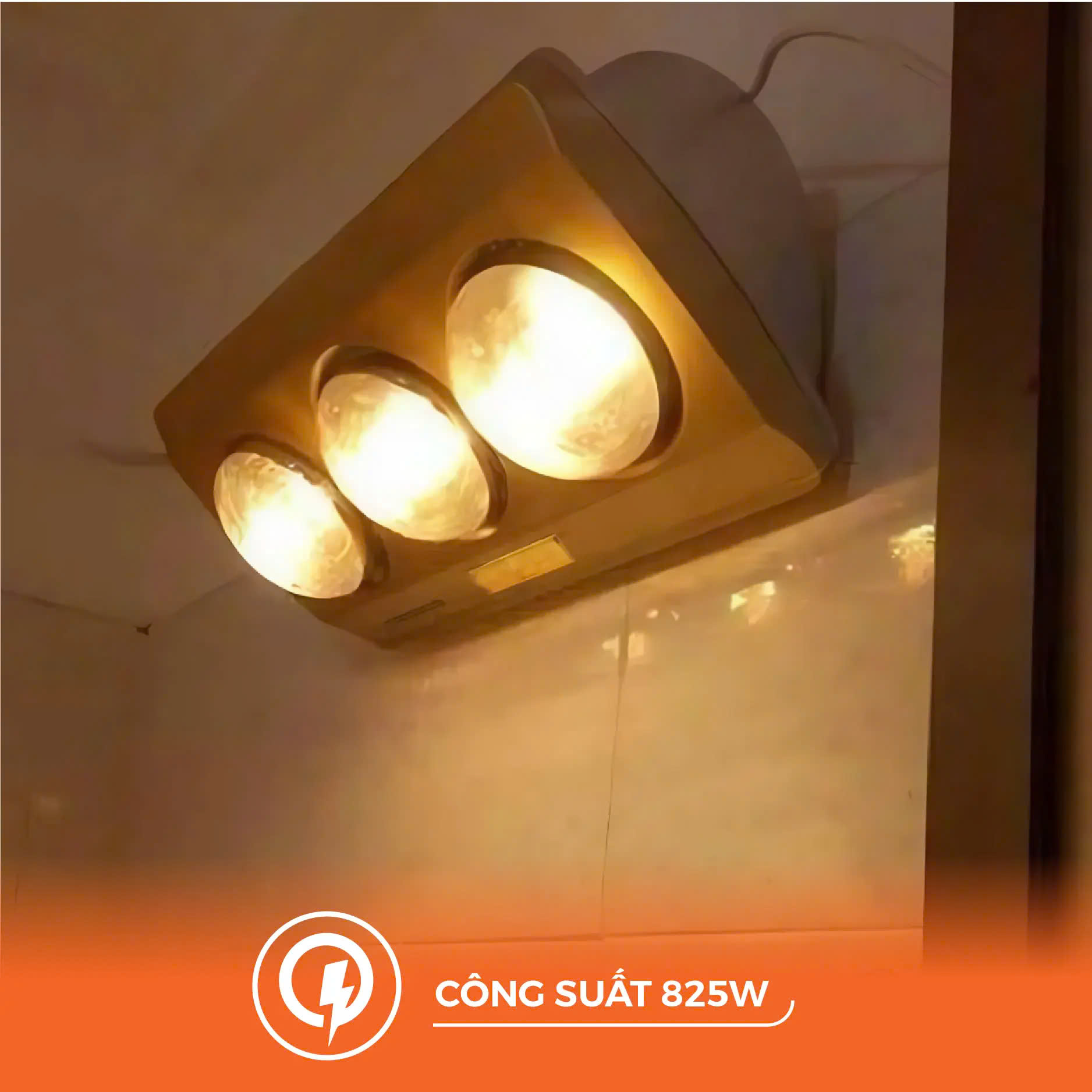 Đèn Sưởi 3 Bóng Nanoco NBH641S