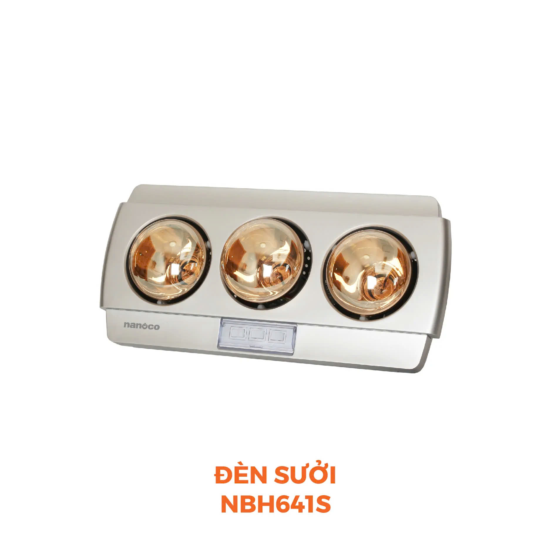Đèn Sưởi 3 Bóng Nanoco NBH641S
