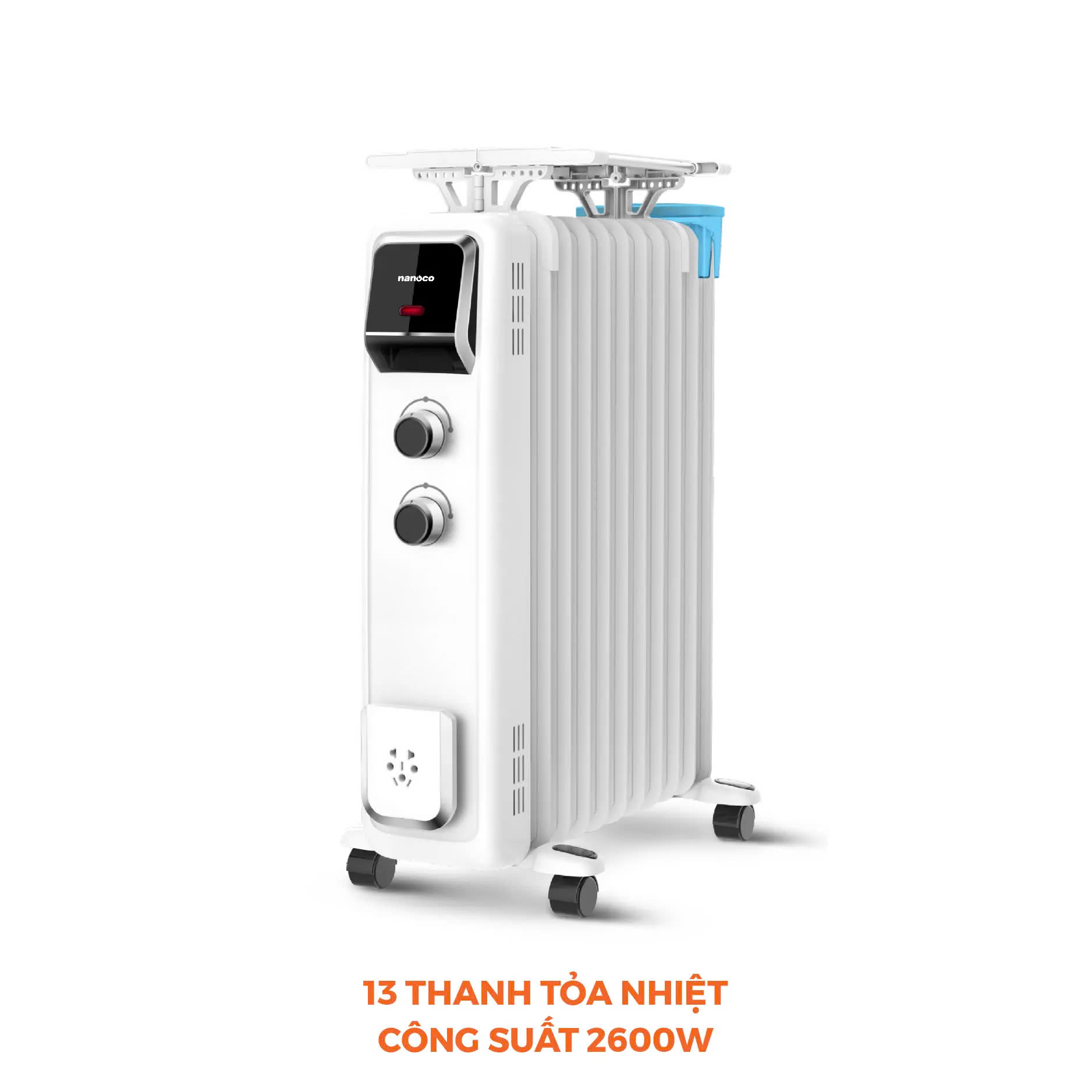 Máy Sưởi Dầu Nanoco 2600W NOH2613