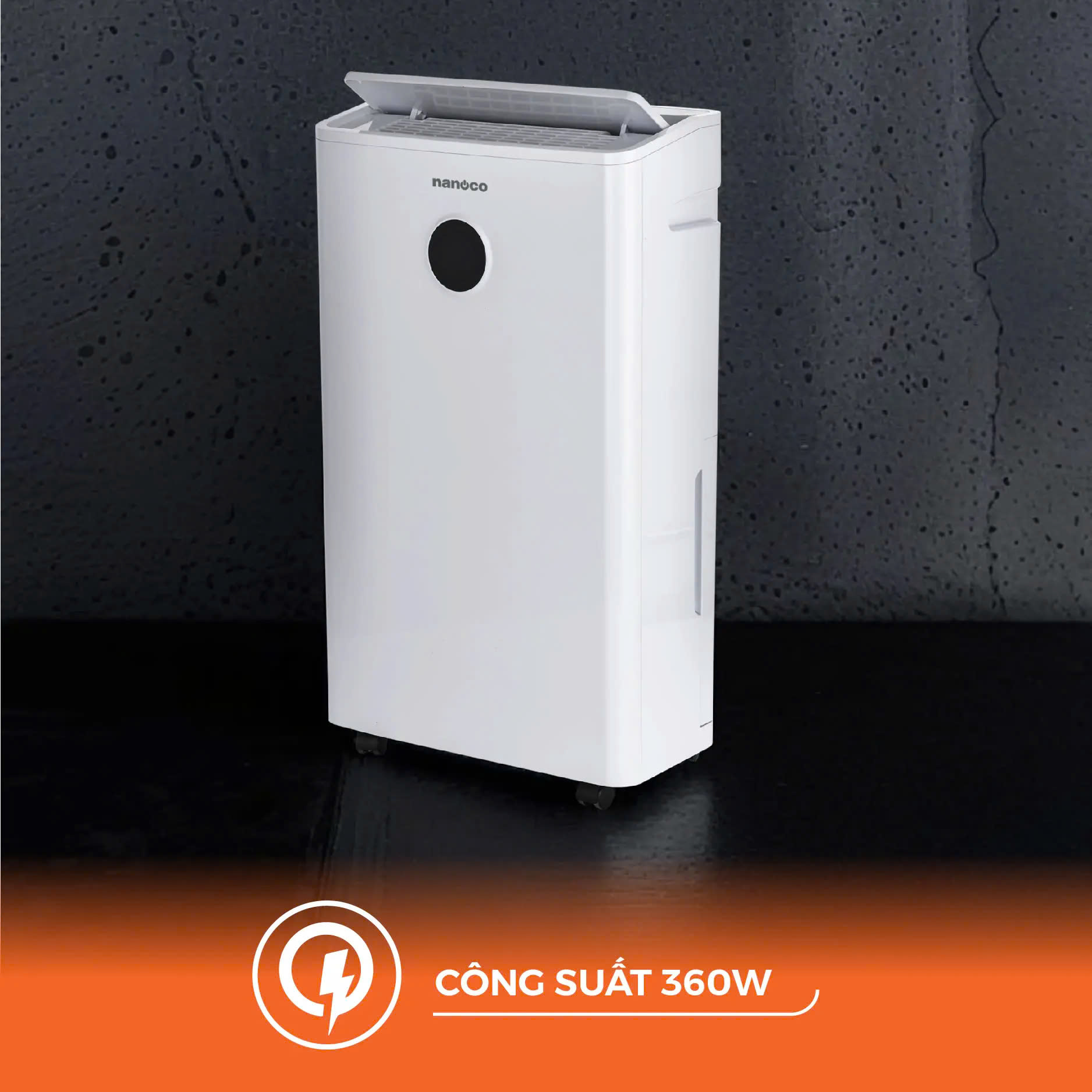 Máy Hút Ẩm Nanoco 20L NDH205