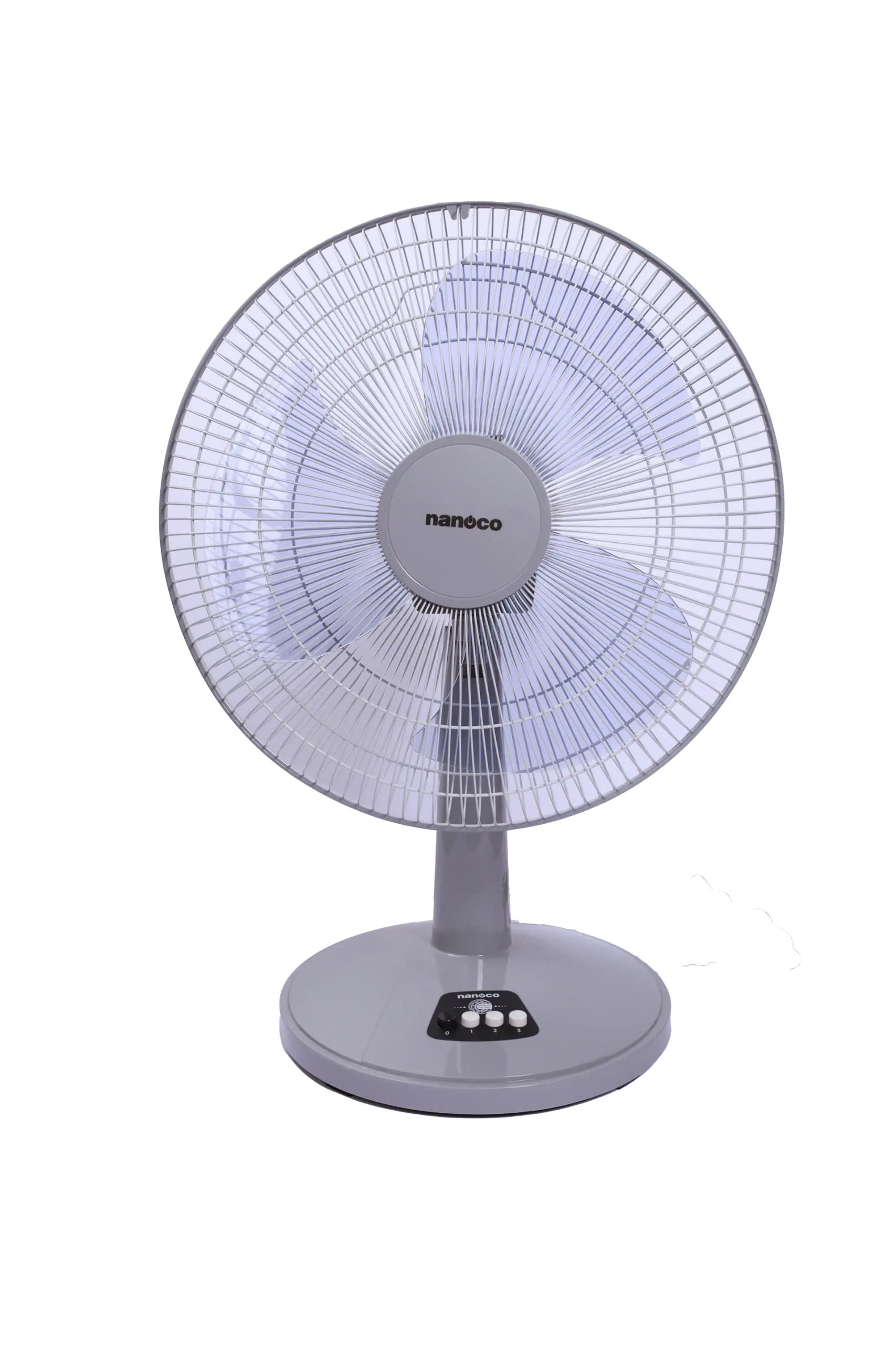 Quạt bàn Nanoco NTF1630G (Xám, Bạc đạn)