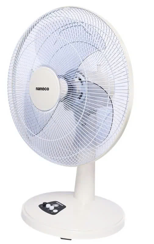 Quạt bàn Nanoco NTF1630BE (Beige, Bạc đạn)