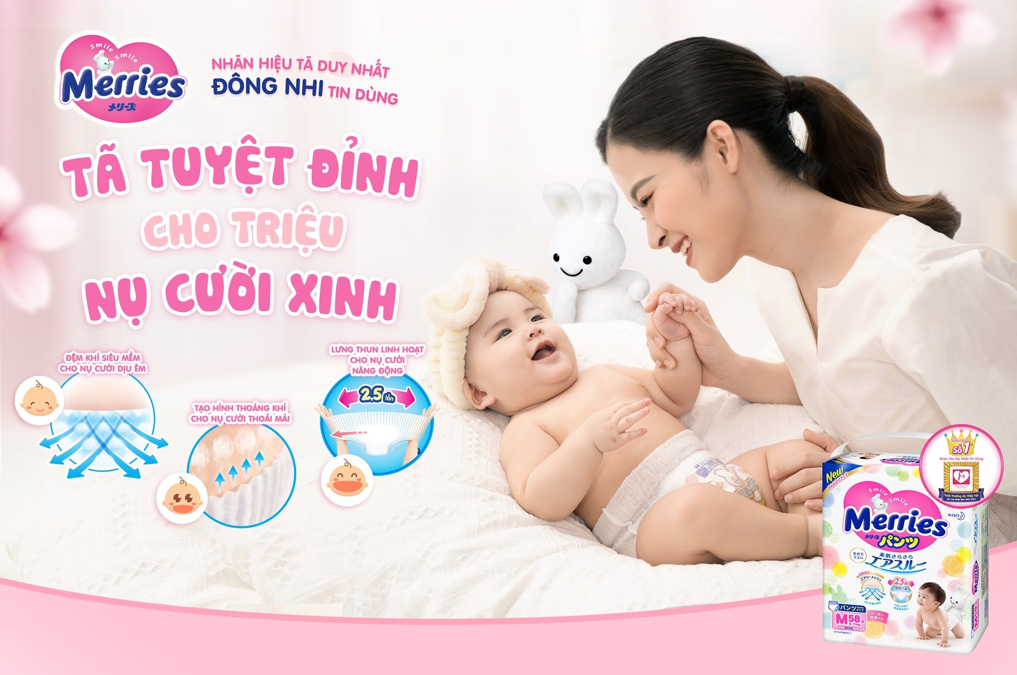 Bỉm Nhật loại nào thấm nhất, không hăm da cho bé ?