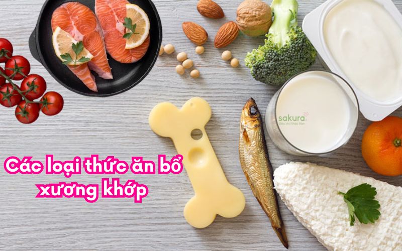 Điểm danh các loại thức ăn bổ xương khớp