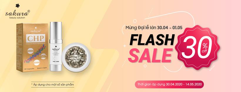 FLASH SALE 30% - MỪNG ĐẠI LỄ, ĐÓN HÈ VỀ CÙNG SAKURA BEAUTY