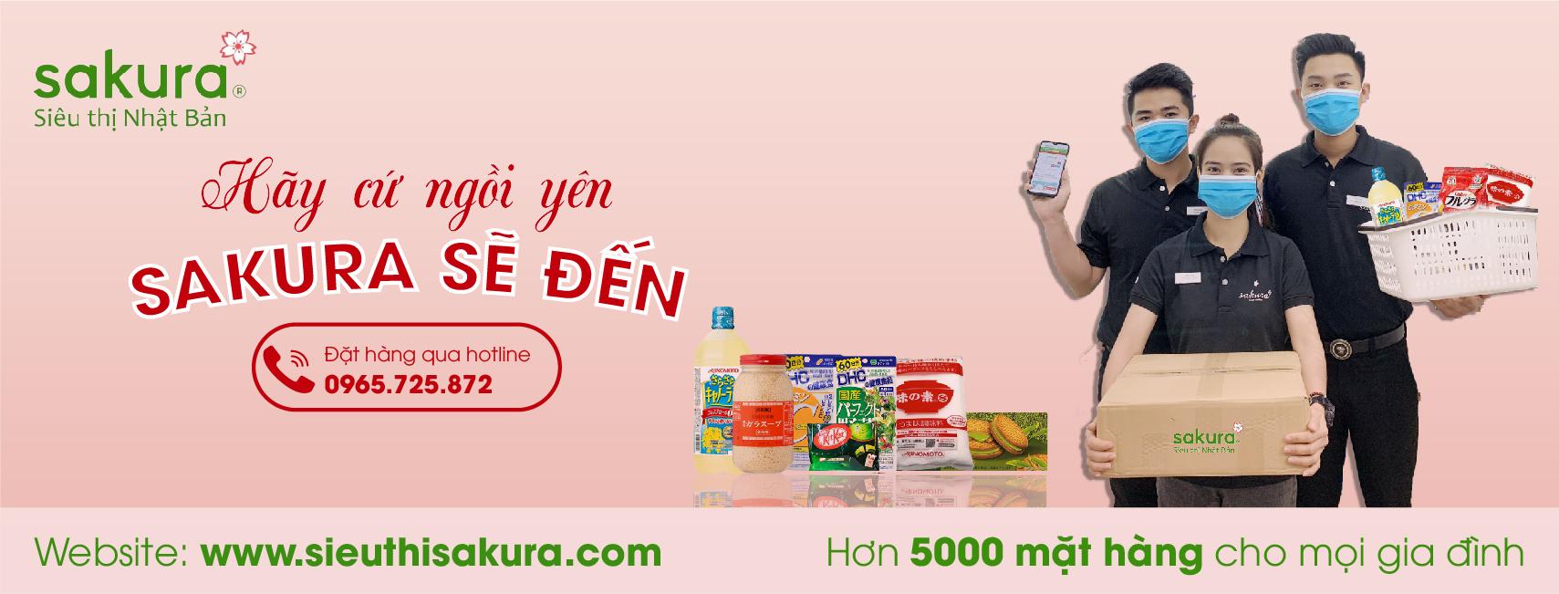 HÃY CỨ Ở NHÀ, SAKURA SẼ ĐẾN!