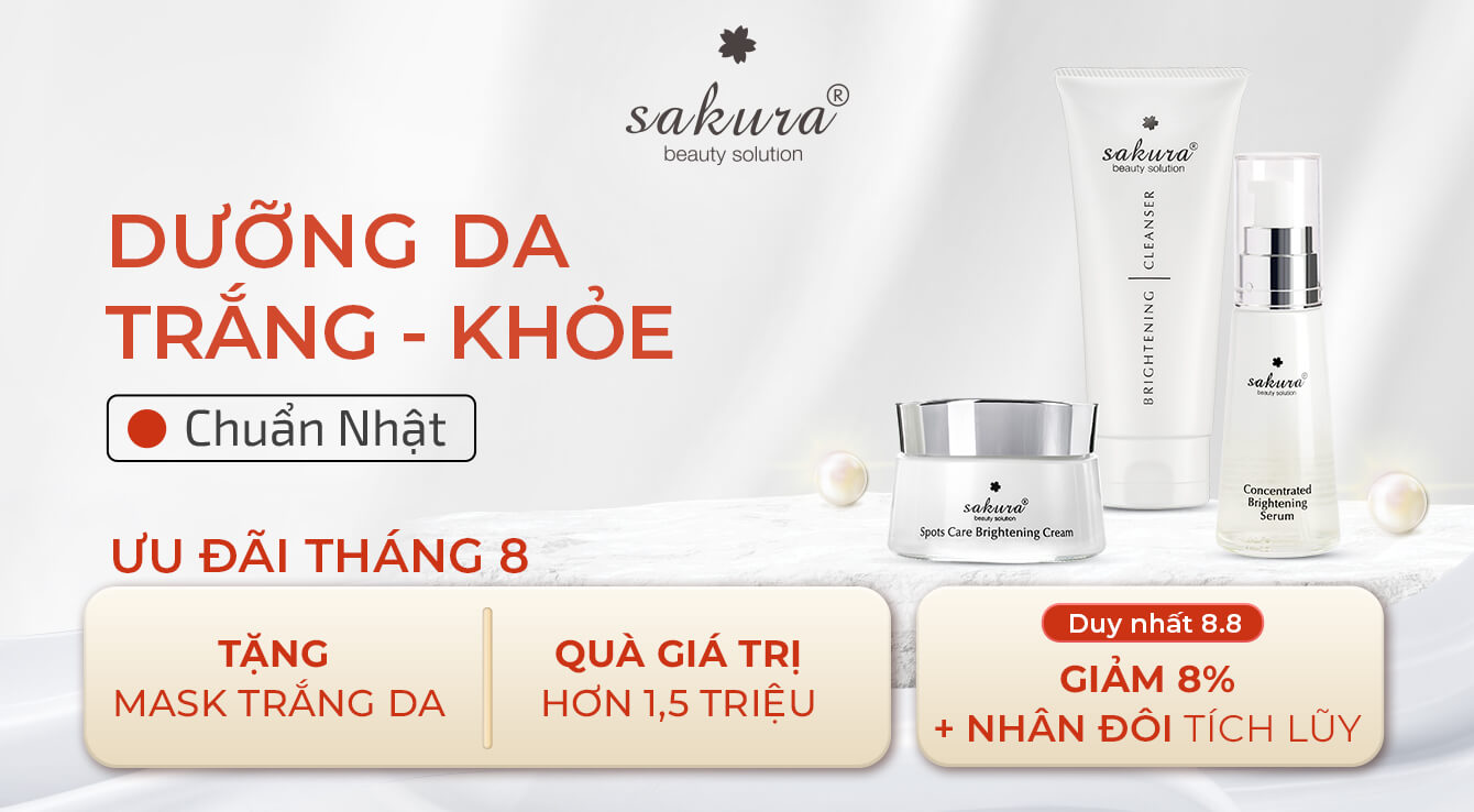 THÁNG 8 NGẬP TRÀN QUÀ TẶNG TỪ SAKURA BEAUTY