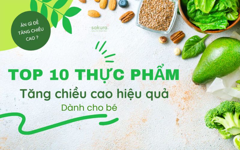 Thực phẩm hỗ trợ tăng chiều cao cho trẻ đạt hiệu quả nhất