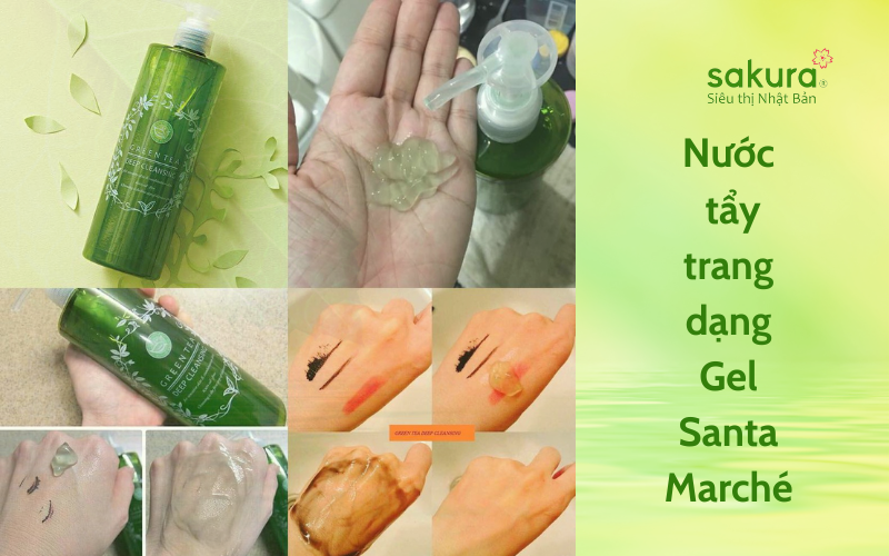 Nước tẩy trang dạng Gel Santa Marché