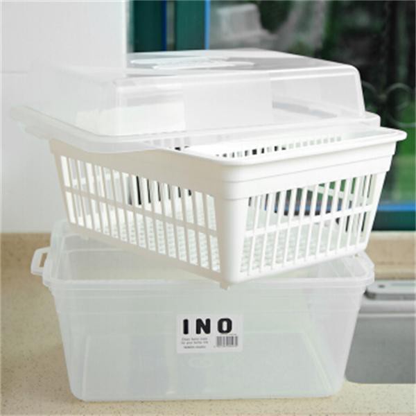 Khay úp bát đĩa Fresh Made in Japan (41 x 23 x 3 cm) - Hàng Nhật nội địa
