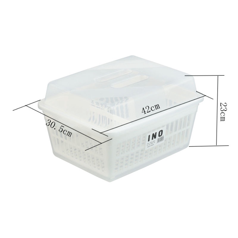 Khay úp bát đĩa Fresh Made in Japan (41 x 23 x 3 cm) - Hàng Nhật nội địa