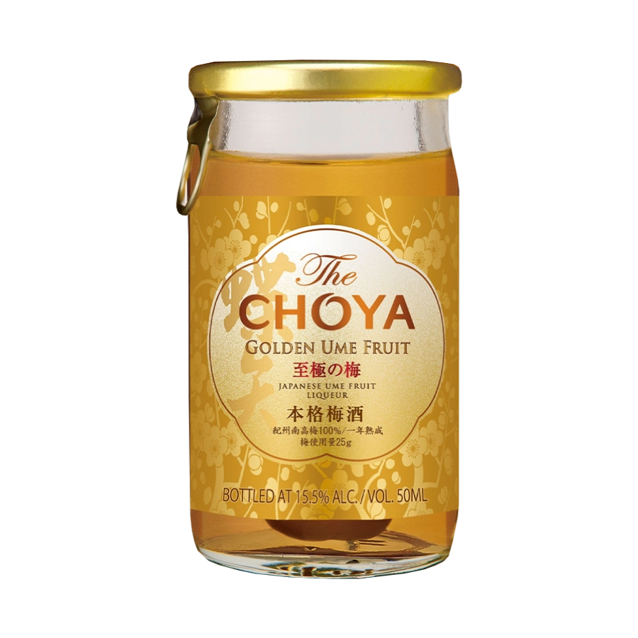 Rượu Choya Golden Ume Fruit 50ml - Hàng Nhật nội địa