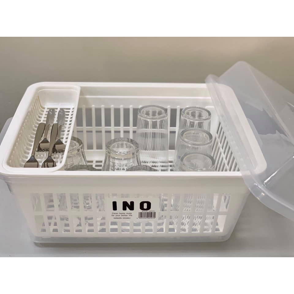 Khay úp bát đĩa Fresh Made in Japan (41 x 23 x 3 cm) - Hàng Nhật nội địa