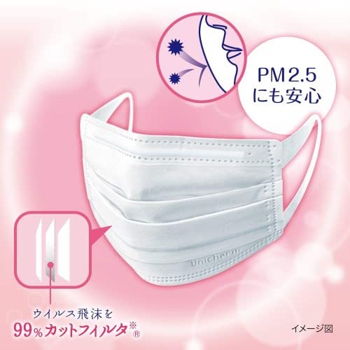 Hộp 60 khẩu trang chống bụi mịn PM2.5 YOKOI Nhật Bản (size nữ, trẻ em) - Hàng Nhật nội địa