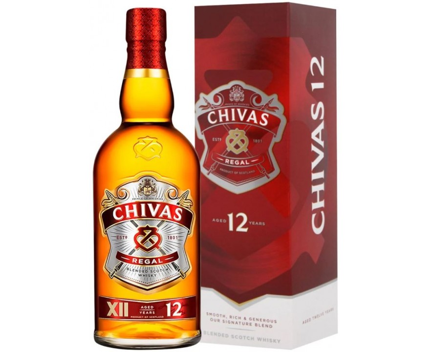 Rượu Chivas Regal 12 year Old Scotch Whisky 700ml - Hàng Nhật nội địa