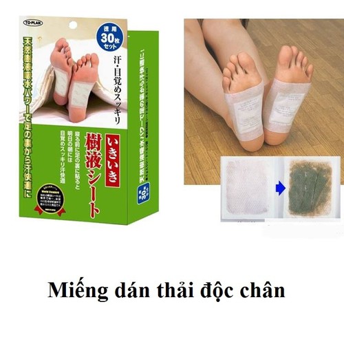 Miếng dán thải độc chân Kenko To-Plan (30 miếng) Nhật Bản