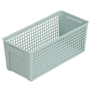 Giỏ đựng đồ đa năng dáng dài màu xanh  - Hàng Nhật nội địa
