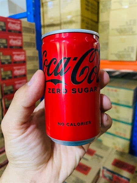 COCA COLA_Nước ngọt có ga không đường không calo 160ml - Hàng Nhật nội địa