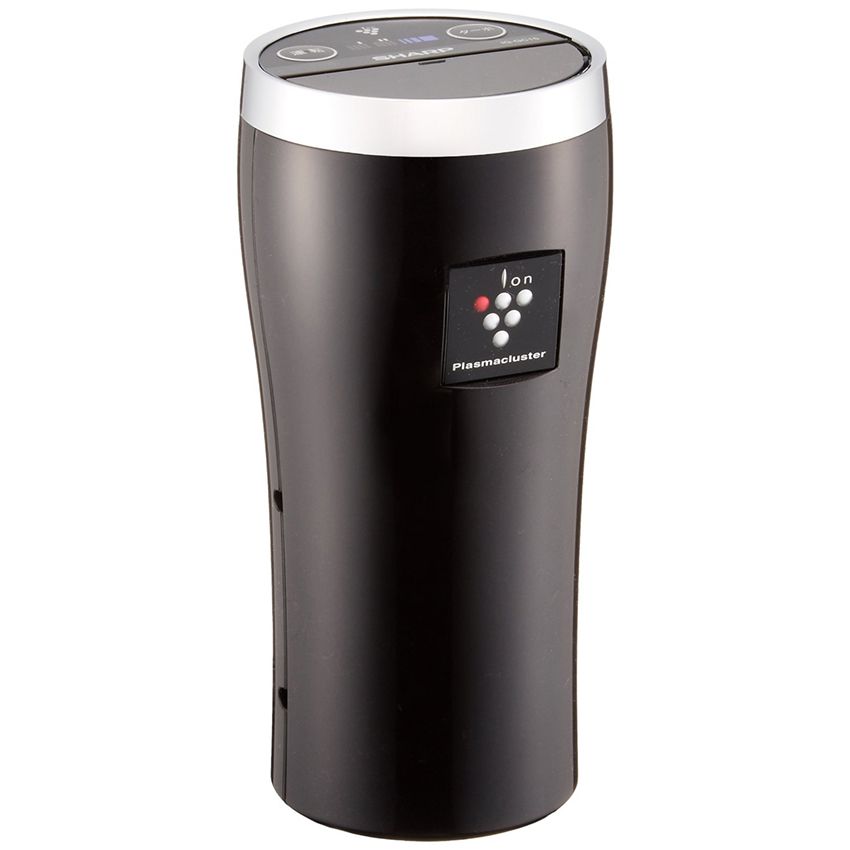 Máy lọc không khí ô tô bù Ion+ plasma khử mùi IG-EC15-B Sharp - Hàng Nhật nội địa