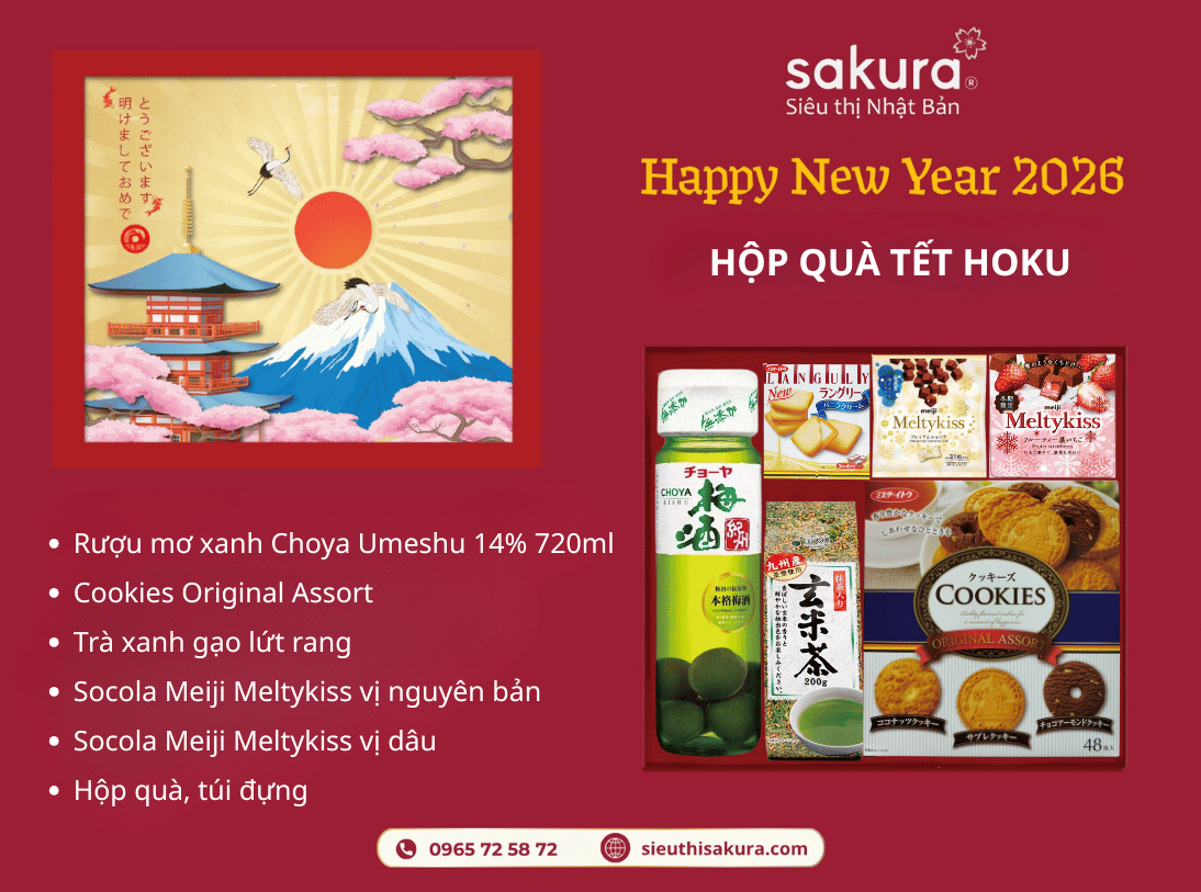 Hộp quà tết Nhật Bản 2026- HOKU 2604