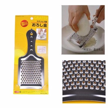 Bàn nạo inox mài nhỏ thực phẩm có tay cầm- Hàng Nhật nội địa