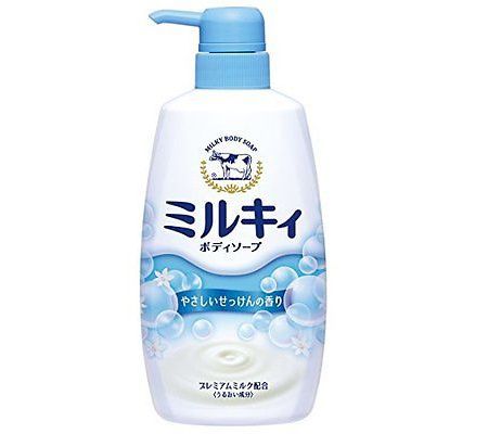 Sữa tắm Milk Body Soap 550ml (xanh) - Hàng Nhật nội địa