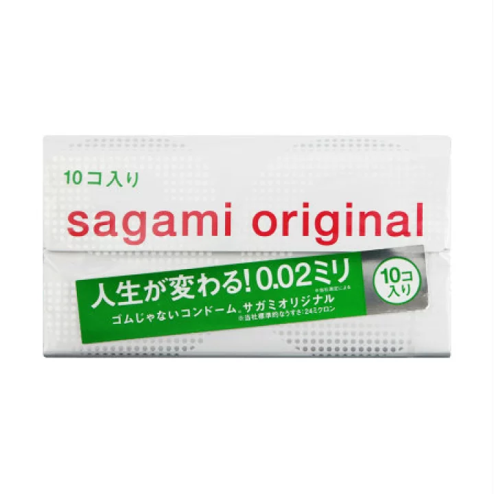 Bao cao su Sagami Original 0.02 hộp 10 chiếc - Hàng Nhật nội địa
