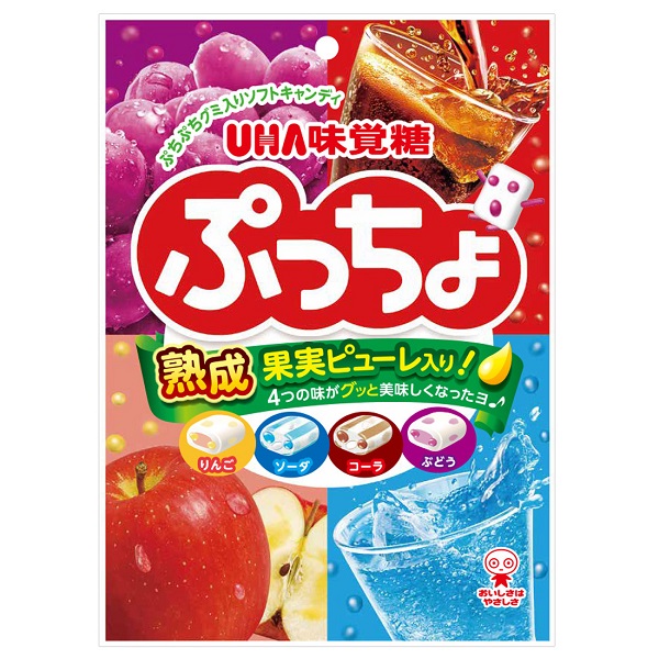 Kẹo hoa quả UHA Puccho Assort 98g - Hàng Nhật nội địa