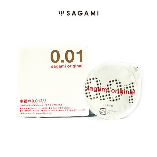 Bao cao su Sagami Original 0.01 -1 chiếc - Hàng Nhật nội địa