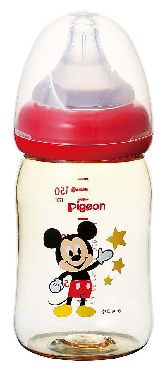 Bình sữa nhựa cổ rộng mickey- Pegion